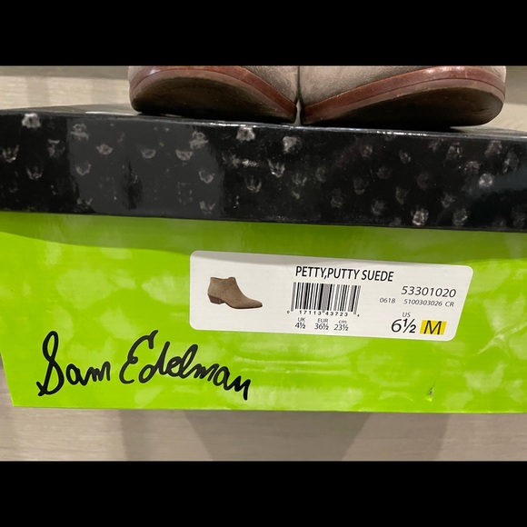 Sam Edelman Suede Ankle Boots - Picture 4 of 5